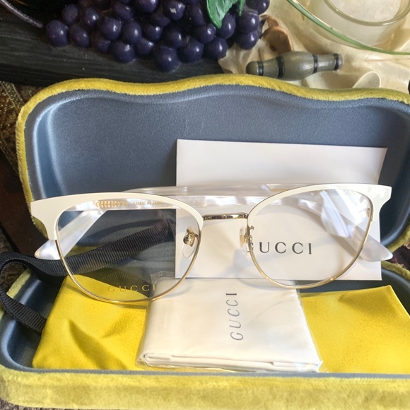 Gucci Accessories - Authentic GUCCI 53 acetate/Metal opt.glasses